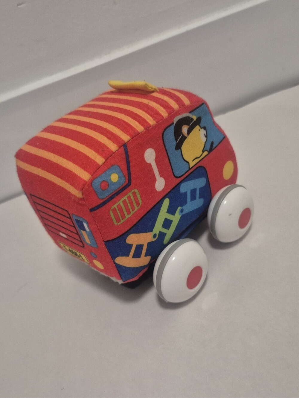 *5/$25* Melissa & Doug K's Kids Pull-Back Fire Truck soft toy - Picture 2 of 2